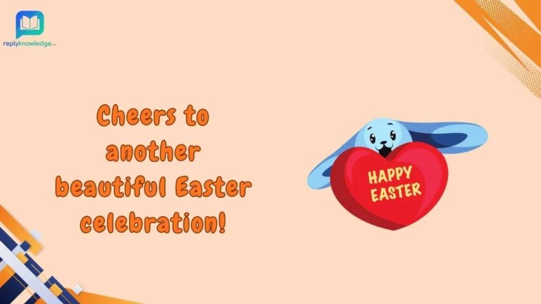 happy easter wishes response
