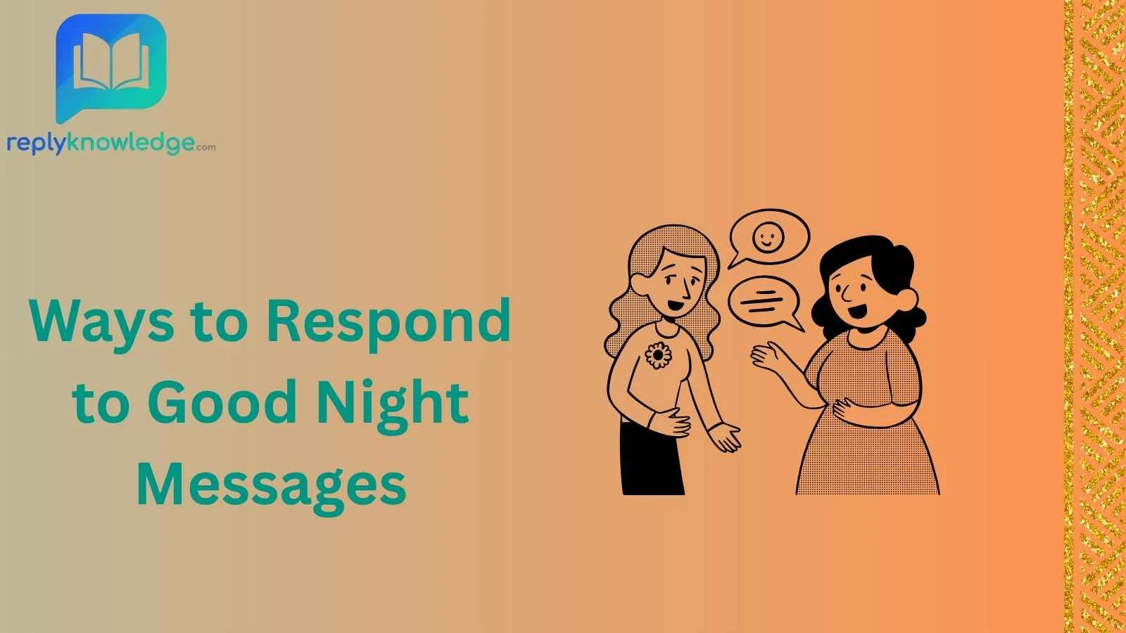 Ways to Respond to Good Night Messages